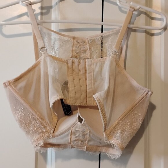 Victoria’s Secret Women's Beige Very Sexy Long Line Bustier Push-Up Bra Size 36C - Picture 4 of 8